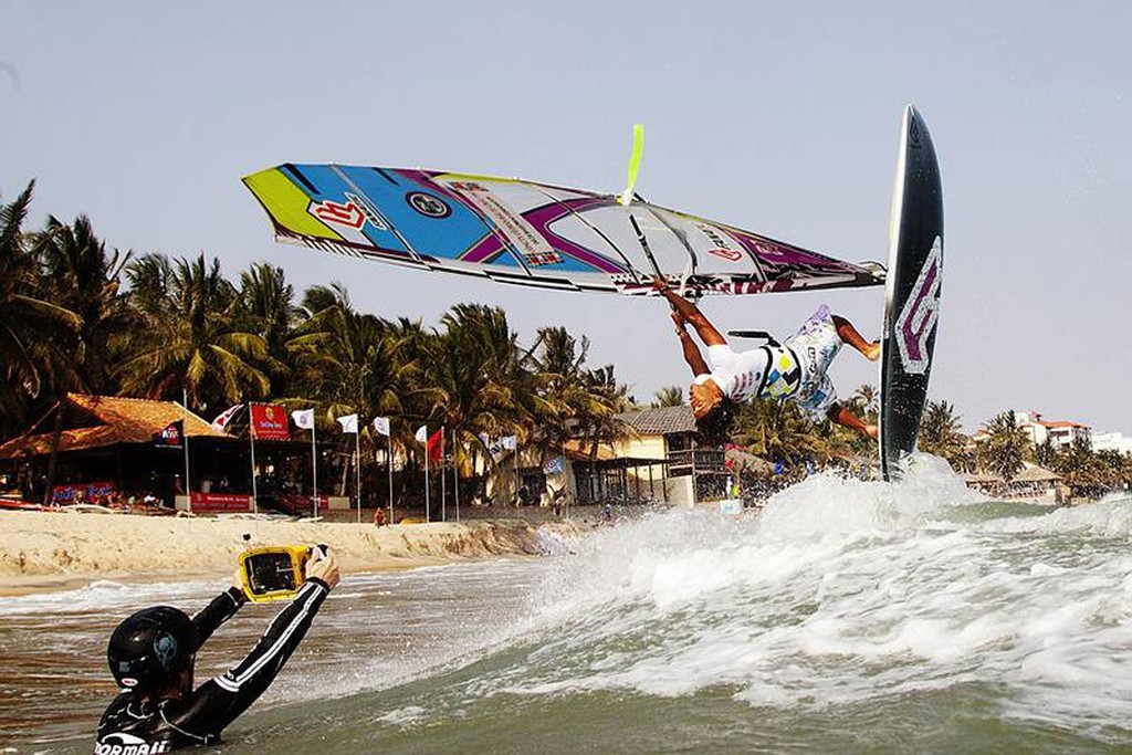 One for the camera - Vietnam PWA Grand Slam ©  John Carter / PWA http://www.pwaworldtour.com